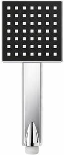 KYORSI Square Black ABS Plastic Hand Shower Head Only (Pack of 1) Shower Head