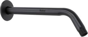 RUHE 304-Grade S.S |12 Inches| Round Half Bend Shower Arm With Wall Flange | Shower Head