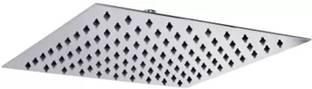 NEELKUND 8x8 Premium Quality Heavy SS Ultra Slim Rain Shower Head Without Arm Shower Head