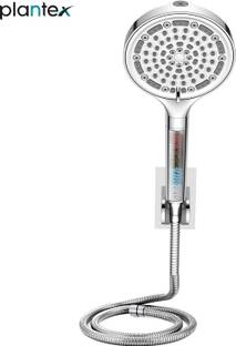 Plantex Hand Shower for Bathroom/6 Inch Round Multi-Function 6 Mode Shower Head Set Shower Head