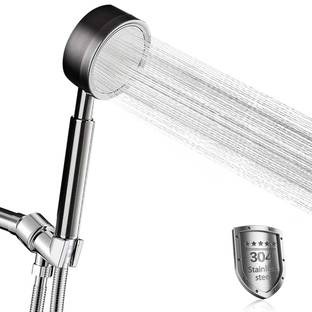 ELEPHANTBOAT Pressurized Stainless Steel Shower Head Universal for Modern Bathroom Spa Use Shower Head