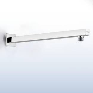 RUHE Premium Stainless Steel 24 Inches Square Shower Arm with Wall Flange Shower Head