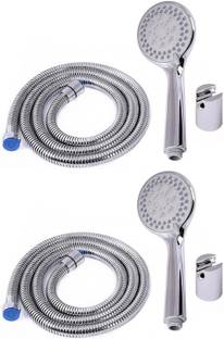 Sellzy 5 Flow HS-012 ABS Plastic Hand Shower with SS Tube 1.5 Meter and Hook Shower Head