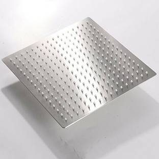 PESCA R/N ULTRA SLIM STAINLESS STEEL SQUARE SHOWER HEAD 12x12 Inch, STEEL GRADE 304, (Series :- SUPER HEAVY) And 24 Inch Shower Arm Combo Shower Head