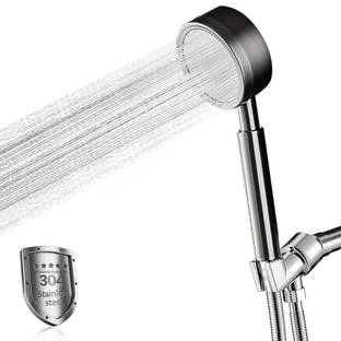 ELEPHANTBOAT Pressurized Stainless Steel Shower Head Universal for Modern Bathroom Spa Use Shower Head