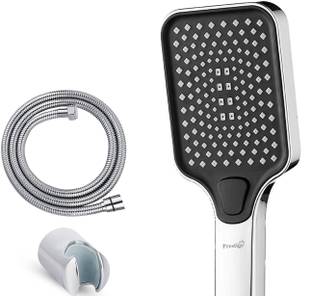 Prestige Sqaure Multi Function Hand Shower For Bathroom High-Pressure with 1.5mtr ss tube Shower Head