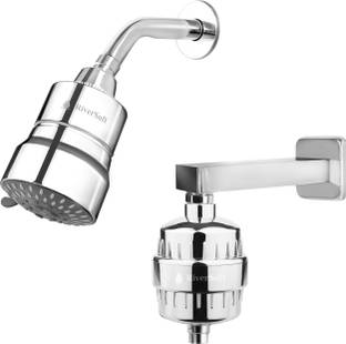 RiverSoft DIVA-05 shower filter, tap filter & shower arm Combo | 5 Spray Setting | Shower Head
