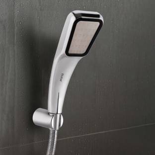RUHE Mist ABS Chrome Hand Shower with Braided 1.0 Mtr. 304-SS Flexible Tube & Holder Shower Head