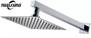 नीलकुंड 8x8 Premium Quality Heavy SS Ultra Slim Rain Shower Head with 15inch Square Arm शावर हैड