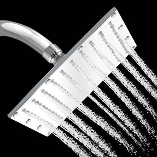 Plantex Stainless Steel Shower Head for Bathroom/Rain Shower Head/Shower-(8x8 In) Shower Head