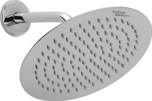 Hindware 250 mm Stainless Steel Single Flow Ultra Thin Rain Shower Without Arm - Round Shower Head