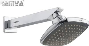 Ramya Galaxy Shower 4inch With 9inch Square Arm Chrome Finished Item Shower Head