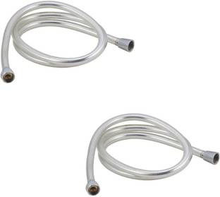 KAMAL Flexible Shower Tube (PVC) 1.5 Mtr (Set of 2) Shower Head