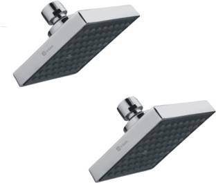 clion by InBath 4x4 Inches Square Overhead Shower, 2 Pieces Shower Head