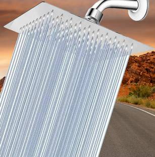 Mingle 8*8 Ultra Slim Square Rain Shower Head with 15inch Arm Shower Head Shower Head