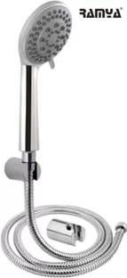 Ramya Round Hand Shower Set 5 Gear Multi Adjustable Rain Spray Hand Shower Head Shower Head