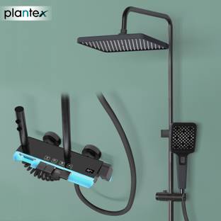 Plantex Piano Shower Panel for Bathroom/Set with LED and Digital Display for Control Shower Panel