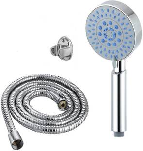 ANMEX 5 Gear Multi Adjustable Rain Spray Hand Shower with 1mtr SS Shower Tube and Wall Hook Shower Hea...