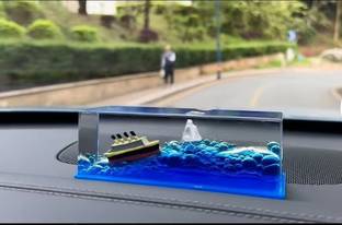 WLEWORLDLOOKENTERPRISES ™Ship he Cruise Ship That Never Sinks Decoration for Car Decoration Display Decorative Showpiece  -  15.2 cm