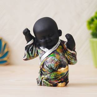 Royalbox Buddha Statue Idol For Home Decor Decorative Showpiece  -  12 cm