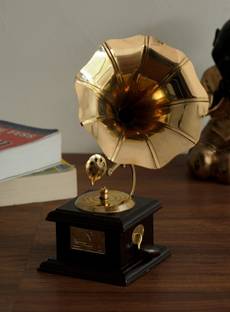 RVART Dummy Gramophone Only for Home Decor (Standard) Decorative Showpiece  -  24.16 cm