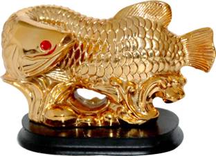 Vastu Art Vastu / Feng Shui / Arowana Fish For Wealth And Prosperity Decorative Showpiece  -  7 cm