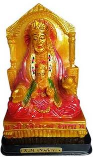 RAMASITA Sheetala MATA Shitala Maa Sitala MATA Murti Statue Idol Decorative Showpiece  -  19 cm