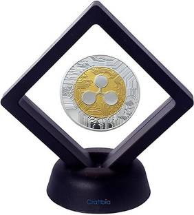 Craftbia Ripple Coin with Display Item Case Decorative Showpiece  -  2 cm