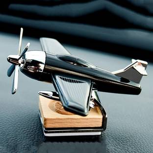 Elegant Lifestyle Car Air Freshener Solar Aircraft Decoration Mini Car Perfume, Dashboard Airplane Decorative Showpiece  -  10 cm