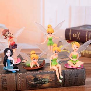 Spiaty 6 Types of Cute Flower Fairy as a Toy and Showpiece Decorative Showpiece  -  9.7 cm