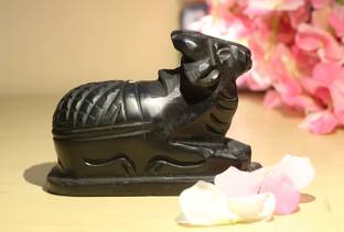 DARIDRA BHANJAN nandi ji murti nandi idol shivling nandi adiyogi shiv ji nandi ji डेकोरेटिव शोपीस  -  8 cm
