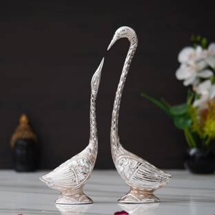 Fashion Bizz Swan Pair / Kissing Duck/Love Birds/ Decorative Showpiece  -  30 cm