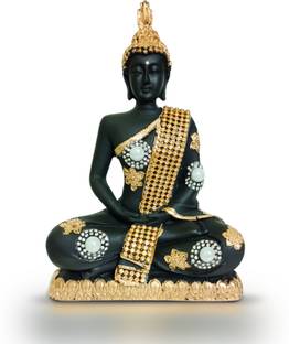 MARINER'S CREATION Buddha Statue for Home Decor SHOWPIECE for LIVINGROOM | House Warming Gift Decorative Showpiece  -  19 cm