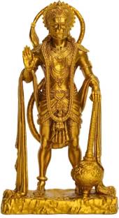 Muskan Divine Lord Hanuman Murti | King of Sarangpur Hanuman Kashtbhanjan Dev Idol | Decorative Showpiece  -  12 cm