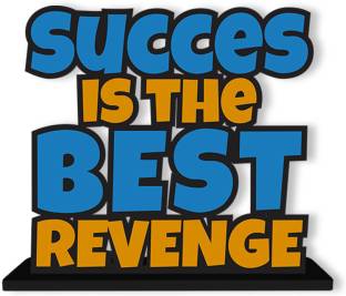 CW Crafts World Motivational Quotes Table Decor Office Desk Showpiece Decorative Showpiece  -  12 cm