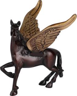 Mla's Decor Flying Horse Angel Pegasus Animal Feng Shui Decorative Home Office Showpiece Decorative Showpiece  -  12.5 cm