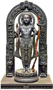 ISHATVA Ram Lalla Ram ji ki Murti Lalla Statue in Ayodhya 28 cm Decorative Showpiece  -  28 cm