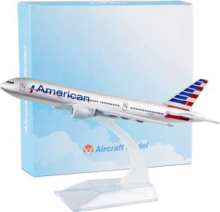 FAVHOME American Airlines Boeing 777 Air Craft DIe Cast Model Decorative Showpiece  -  16 cm