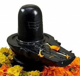 ECOF Pack of 1 Black Marble Decorative Showpiece  -  7 cm