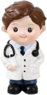 YOURKARTS.COM Small Male Doctors Figures for Office Desk, Home Décor, for Car Interiors Decorative Showpiece  -  9 cm