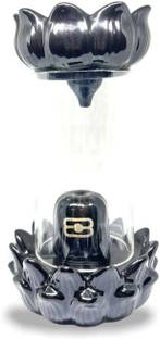NIHARIKA HANDICRAFT Glass Shivling Backflow Smoke Fountain with10Cones HOME DECOR SHIV JI VASTU PUJA Decorative Showpiece  -  22 cm