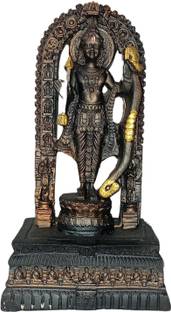 Shri Shri Handicraft Ram Lalla Idol/Murti/Statue for Home Decor Ayodhya Ram lala Model (Black) Decorative Showpiece  -  10 cm