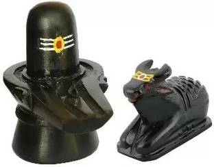 Shaanvineni Shivling For Pooja Decorative Showpiece  -  10 cm