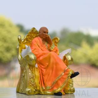 welno international Colored Guru Ji Swaroop Decorative Showpiece  -  11 cm