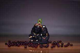 BBT Lord Radha Krishna Statue for home & car decoration Decorative Showpiece  -  14 cm