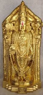 tskutty LORD SRI VARI VENKATESHA PERUMAL / SRINIVASA / BALAJI / TIRUPATHI-BIG SIZE Decorative Showpiece  -  22 cm