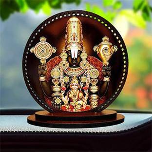 GiftzLane Lord Perumal Dashboard Idol for Car & Home Decorative Showpiece  -  3 cm