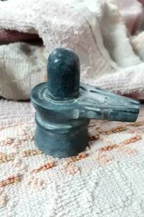 KRAFT CLOUDS Small Size 1.5 Inch Shivling - For Daily Pooja of Shiva Decorative Showpiece  -  4 cm
