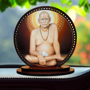 GiftzLane Lord Akkalkot swami / Swami Samarth Dashboard idol for Car and Home Decorative Showpiece  -  3 cm