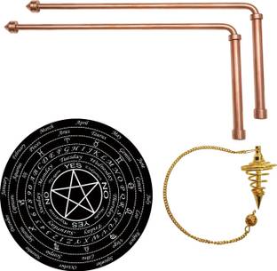 vastu vardan 8MM Copper Dowsing Rod Pair For Vastu, for Checking/ Scanning Aura { 1 Pair } Decorative Showpiece  -  13.5 cm